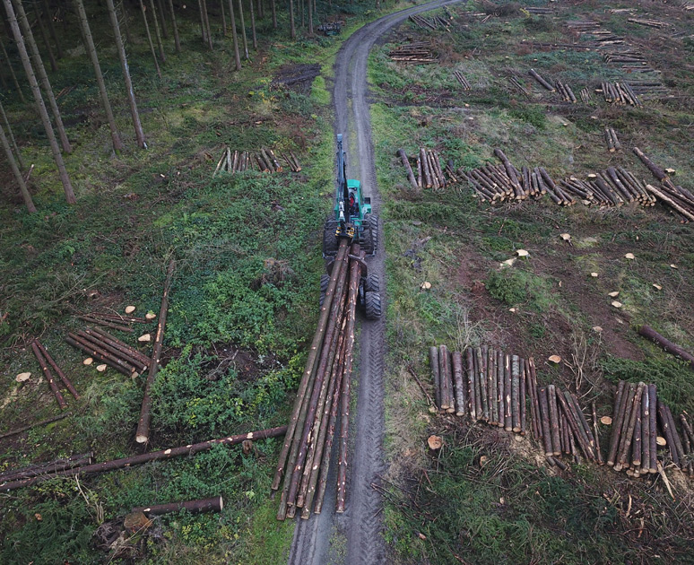 Harvester Luftansicht Harvester Luftansicht