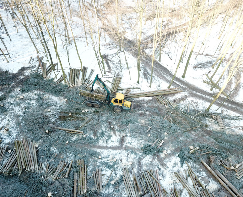 Harvester Luftansicht Harvester Luftansicht